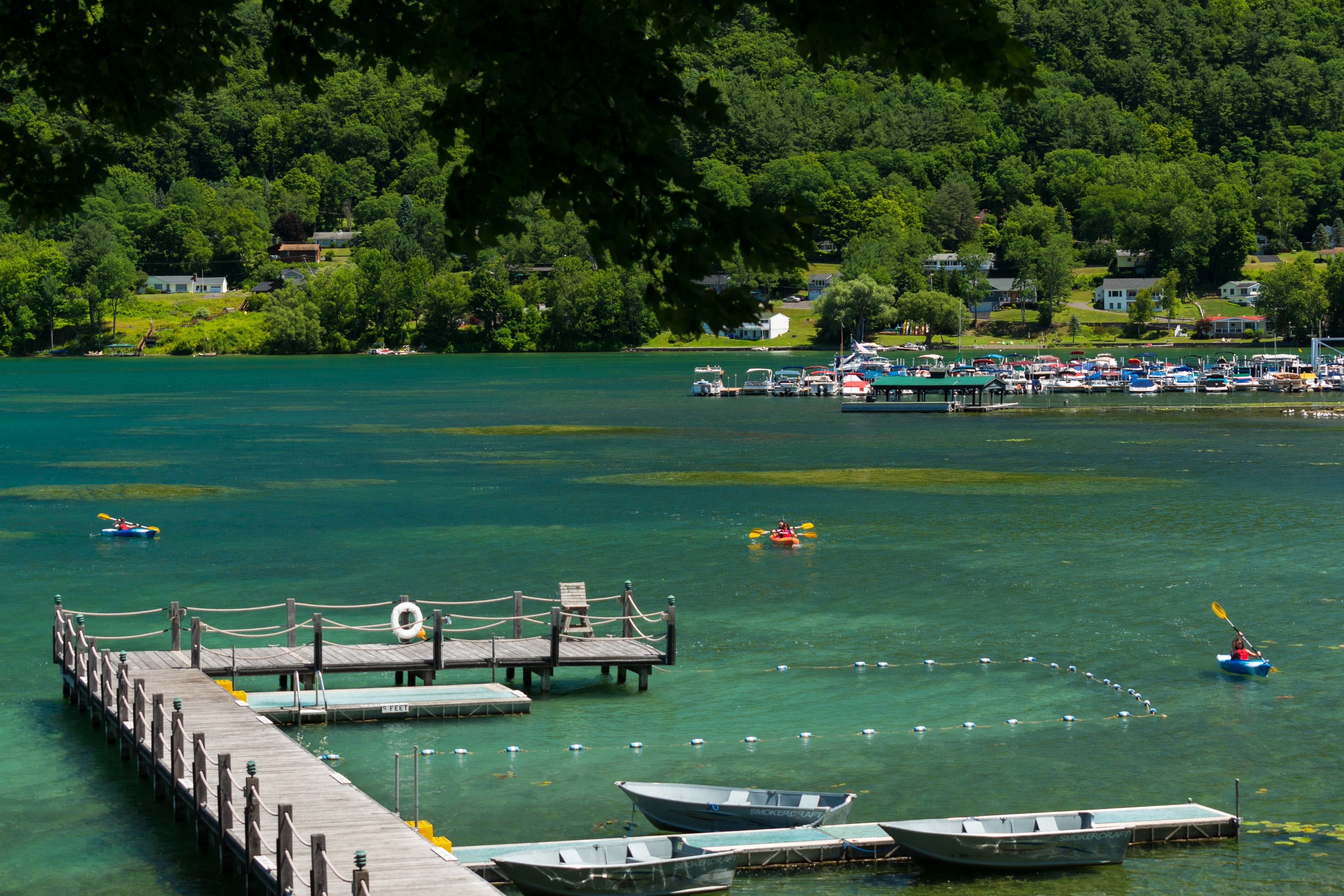 Image of Lake Dock The Otesaga Hotel and Cooper Inn Cooperstown New York